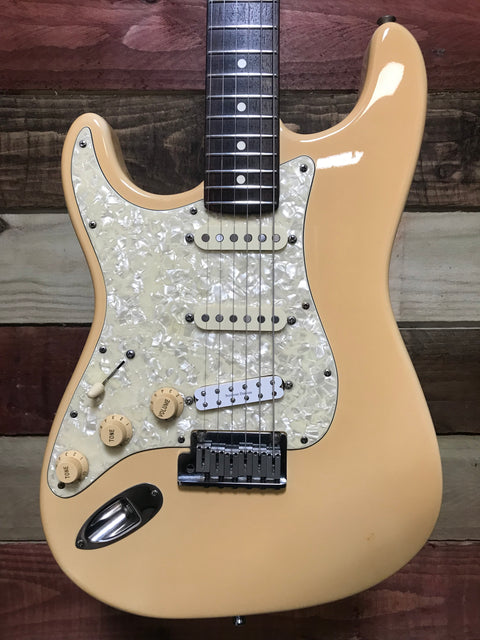 Fender American Standard Stratocaster Left-Handed RW Olympic White 1989