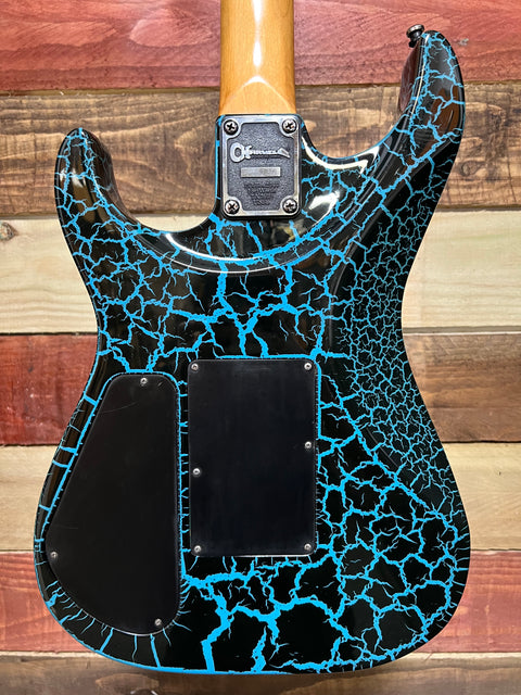 Charvel/Jackson Model 3 DK-065-SSH Custom Blue Crackle 1980s