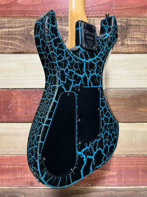 Charvel/Jackson Model 3 DK-065-SSH Custom Blue Crackle 1980s