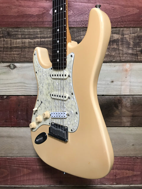 Fender American Standard Stratocaster Left-Handed RW Olympic White 1989