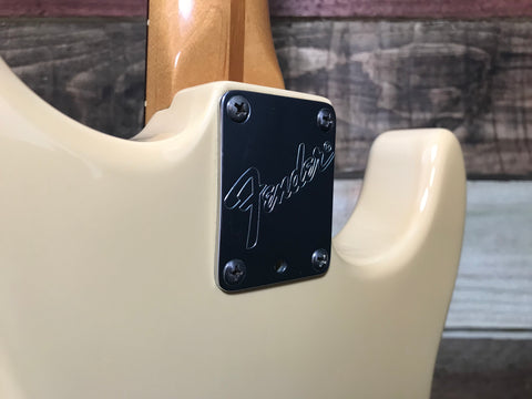 Fender American Standard Stratocaster Left-Handed RW Olympic White 1989