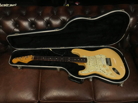 Fender American Standard Stratocaster Left-Handed RW Olympic White 1989