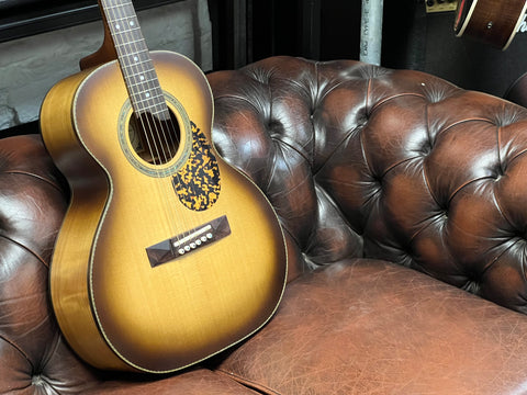 Dearnaley Model 1 'Slotted' Cherry / Alpine Spruce w/ K&K Sunburst Pickup 2025