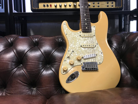 Fender American Standard Stratocaster Left-Handed RW Olympic White 1989