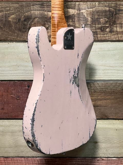 Winyard Stealthcaster HSS T6 Shell Pink 'Paisley' 2025