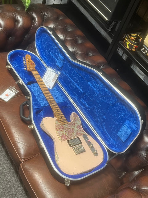 Winyard Stealthcaster HSS T6 Shell Pink 'Paisley' 2025