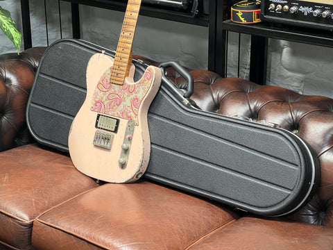 Winyard Stealthcaster HSS T6 Shell Pink 'Paisley' 2025