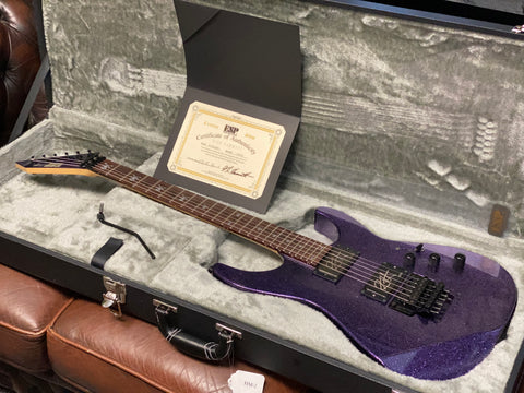 ESP KH-2 Kirk Hammett Signature Purple Sparkle