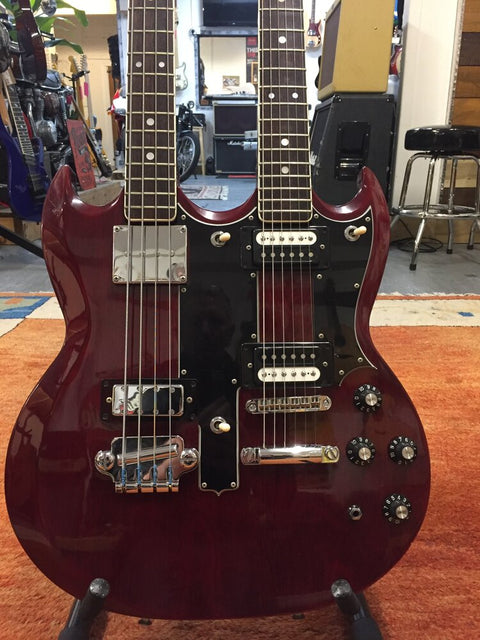 Ibanez "lawsuit" Model 2404 Twin neck 6 string 4 made in Japan in 1973