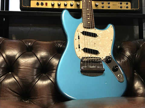 Fender Vintera '60s Mustang with Pau Ferro Fretboard Lake Placid Blue 2021