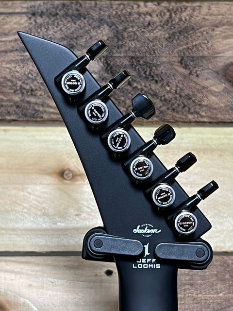 Jackson Custom Shop USA Signature Jeff Loomis Kelly Black Ash 2023
