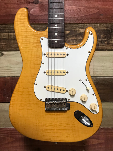 Fender MIJ 62' Reissue Foto Flame Stratocaster Blonde 1994