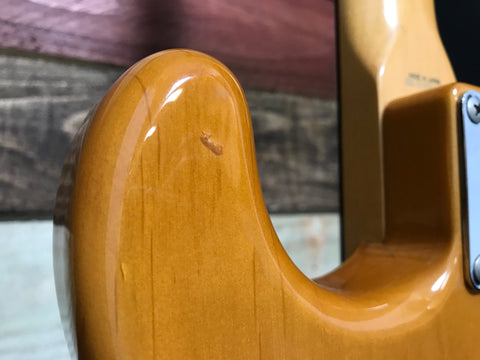 Fender MIJ 62' Reissue Foto Flame Stratocaster Blonde 1994