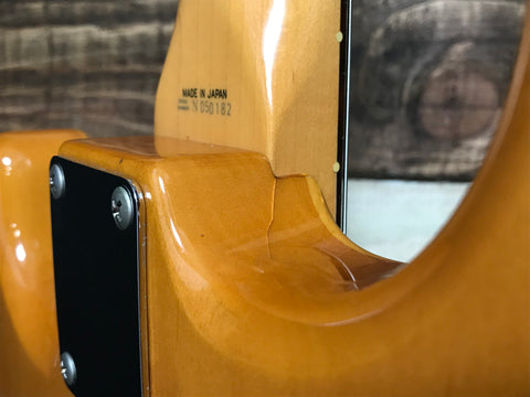 Fender MIJ 62' Reissue Foto Flame Stratocaster Blonde 1994