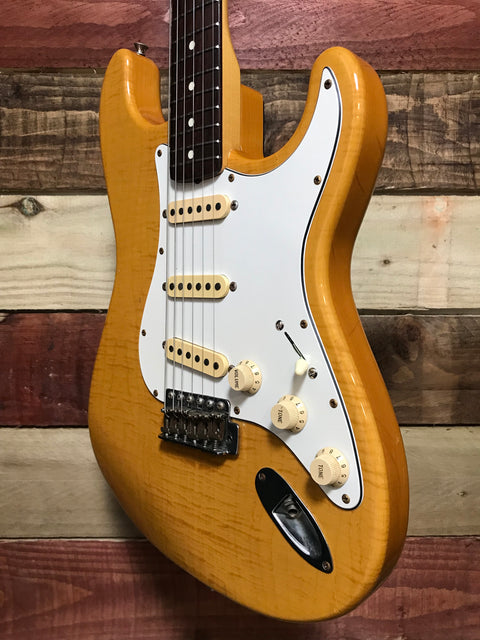 Fender MIJ 62' Reissue Foto Flame Stratocaster Blonde 1994