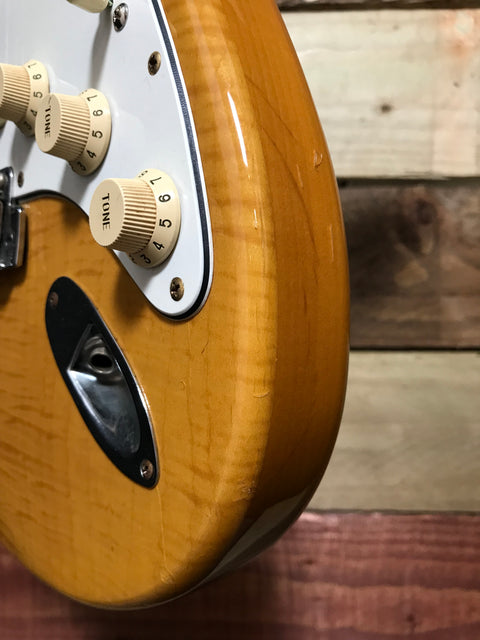 Fender MIJ 62' Reissue Foto Flame Stratocaster Blonde 1994