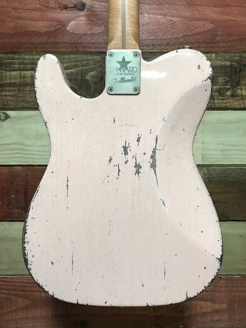 Winyard Stealthcaster HSS T6 Shell Pink 2022