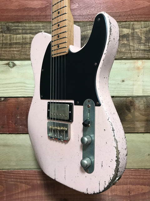 Winyard Stealthcaster HSS T6 Shell Pink 2022