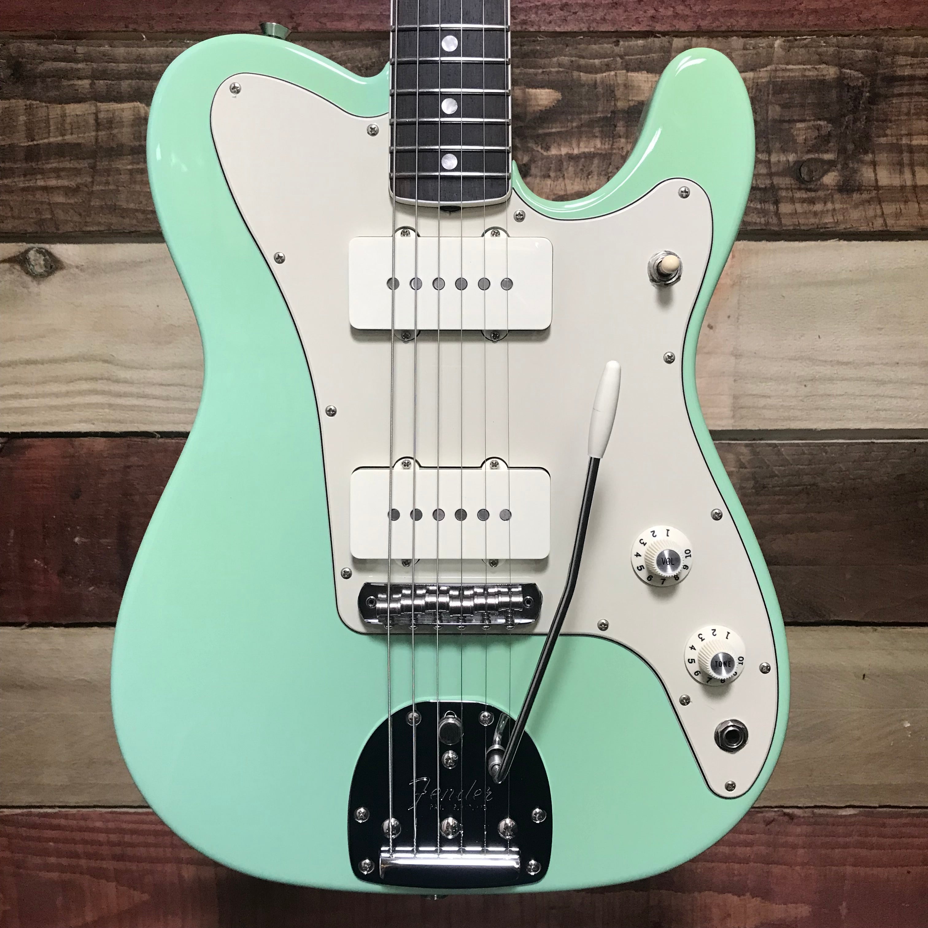 Fender Limited Edition Parallel Universe Series Jazz Tele Surf Green 2 –  MotoMusic