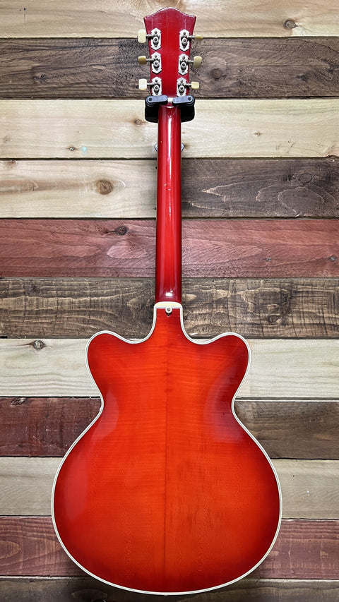 Hofner Verythin Translucent Cherry Burst 1965