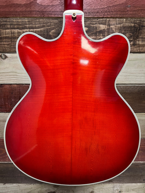 Hofner Verythin Translucent Cherry Burst 1965