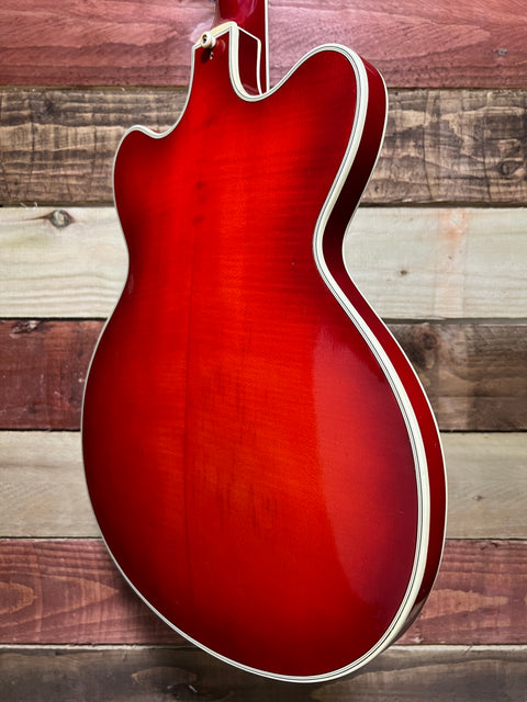 Hofner Verythin Translucent Cherry Burst 1965