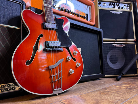 Hofner Verythin Translucent Cherry Burst 1965