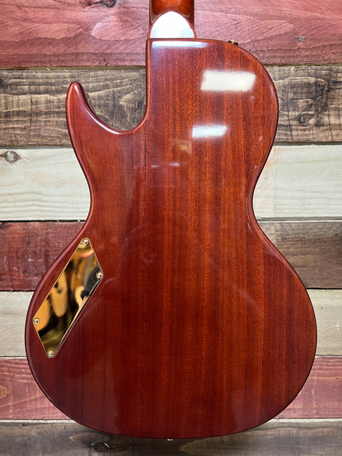 B&G Guitars Little Sister Crossroads Cutaway Tobacco Burst 2021