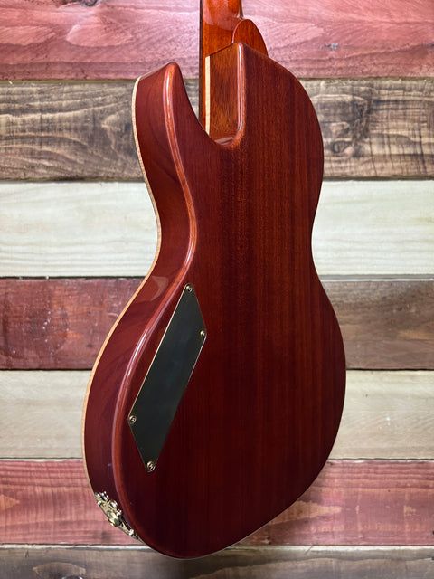 B&G Guitars Little Sister Crossroads Cutaway Tobacco Burst 2021