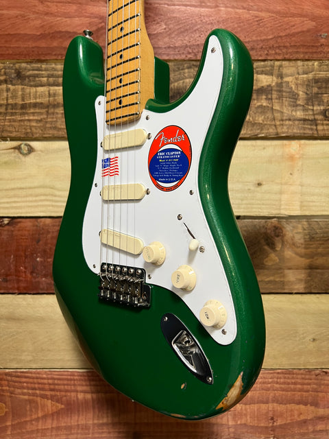 Fender Eric Clapton Artist Series Stratocaster with Lace Sensor Pickups Candy Green 1995