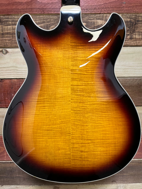 Ibanez AS153L-AYS Artstar Standard Left-Handed Antique Yellow Sunburst 2021
