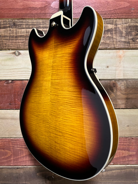 Ibanez AS153L-AYS Artstar Standard Left-Handed Antique Yellow Sunburst 2021