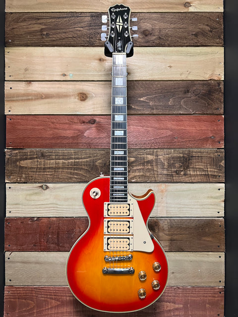 Epiphone Ace Frehley Signature "Budokan" Les Paul Custom Faded Cherry Sunburst 2012