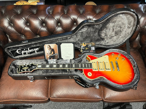 Epiphone Ace Frehley Signature "Budokan" Les Paul Custom Faded Cherry Sunburst 2012