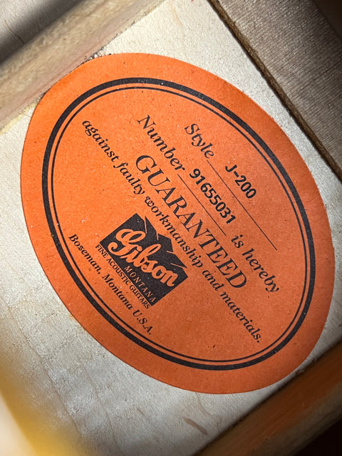 Gibson J-200 Antique Natural 1995