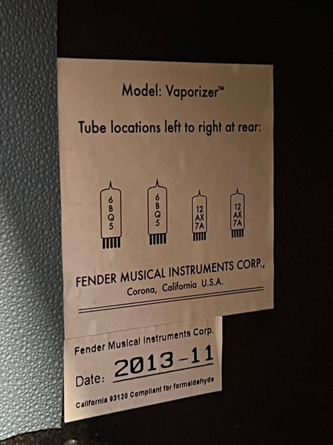 Fender Vaporizer Pawn Shop Series 12-Watt 2x10" Combo Slate Blue 2013