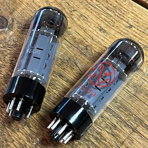 JJ Electronics EL34 Valves/Tubes (Matched Pair)