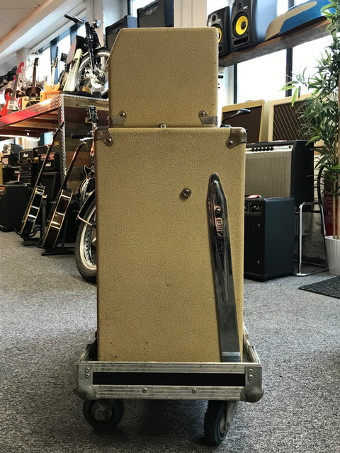 Fender Custom Shop Tone-Master Model CSR-3 2x12" Half Stack Blonde With Swan Flight Cases, 1994
