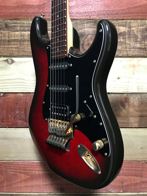 Fender STR-75R Pro-Feel Stratocaster Raspberry Sunburst MIJ 1988