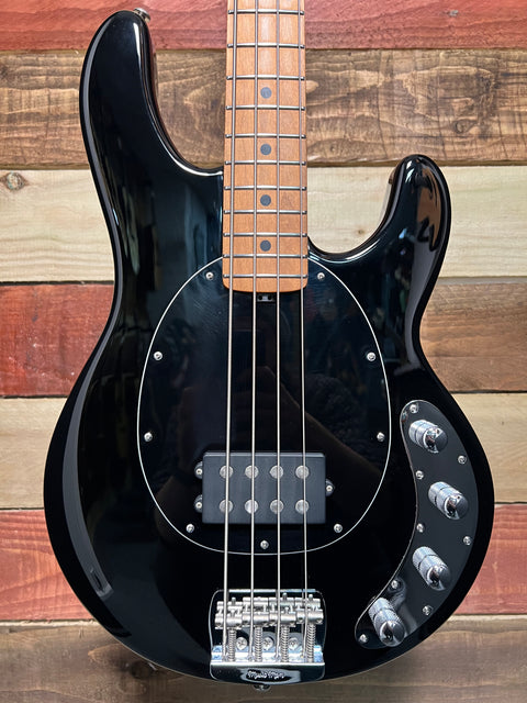 Ernie Ball Music Man StingRay Special 4 H with Roasted Maple Fretboard Jet Black 2019