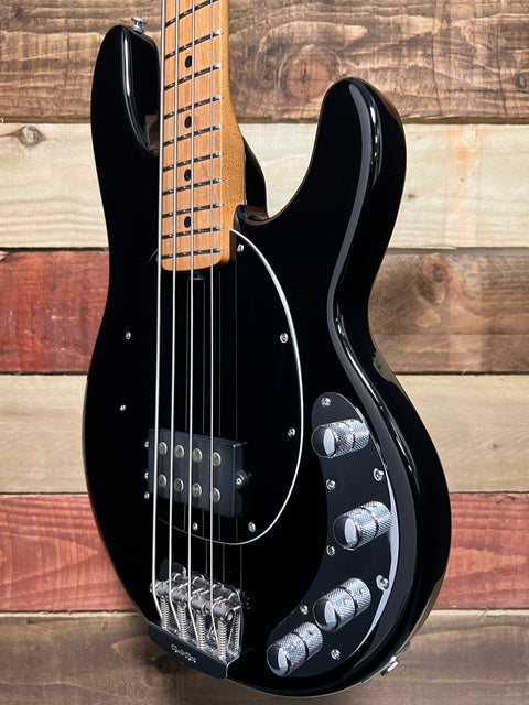 Ernie Ball Music Man StingRay Special 4 H with Roasted Maple Fretboard Jet Black 2019