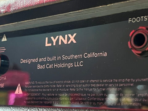 Bad Cat Lynx Handwired Series 50-Watt Head