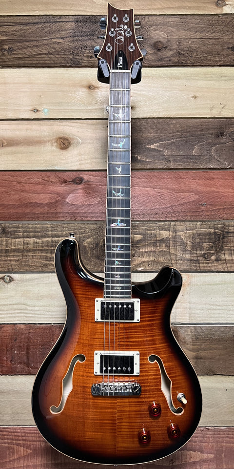 PRS SE Hollowbody II Piezo Black Gold Burst 2022