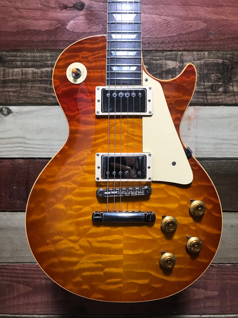 Gibson Custom Shop Limited Run '59 Les Paul Standard Reissue with Brazilian Rosewood Fretboard Light Cherry Sunburst 2018