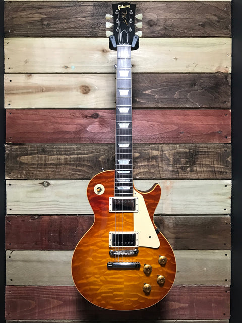 Gibson Custom Shop Limited Run '59 Les Paul Standard Reissue with Brazilian Rosewood Fretboard Light Cherry Sunburst 2018