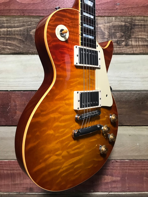 Gibson Custom Shop Limited Run '59 Les Paul Standard Reissue with Brazilian Rosewood Fretboard Light Cherry Sunburst 2018