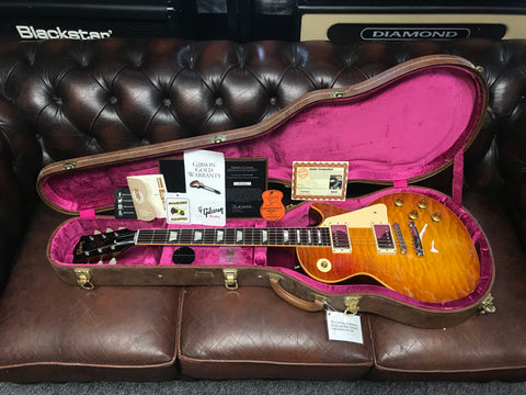 Gibson Custom Shop Limited Run '59 Les Paul Standard Reissue with Brazilian Rosewood Fretboard Light Cherry Sunburst 2018