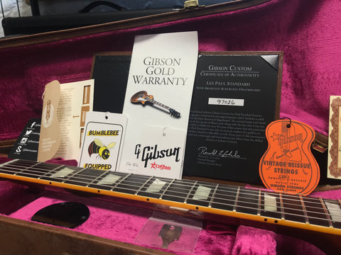 Gibson Custom Shop Limited Run '59 Les Paul Standard Reissue with Brazilian Rosewood Fretboard Light Cherry Sunburst 2018