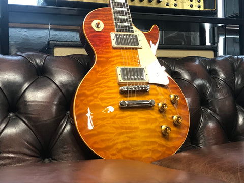 Gibson Custom Shop Limited Run '59 Les Paul Standard Reissue with Brazilian Rosewood Fretboard Light Cherry Sunburst 2018