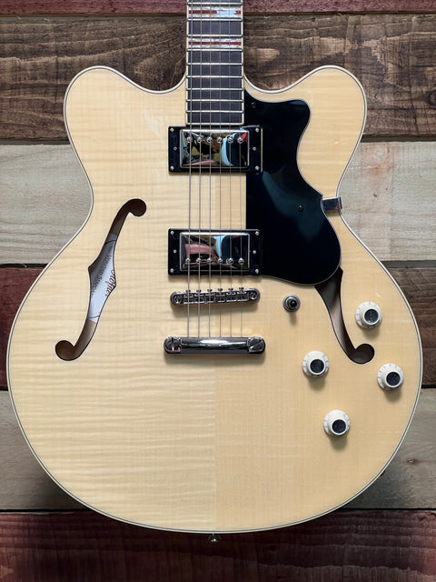 Hofner Contemporary Series Verythin with Rosewood Fretboard Natural